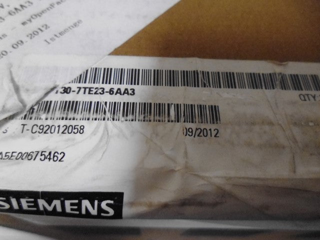 SIEMENS SINAMICS 6SL3130-7TE23-6AA3 MODULE DATE: 09/2012 * FACTORY SEALED *