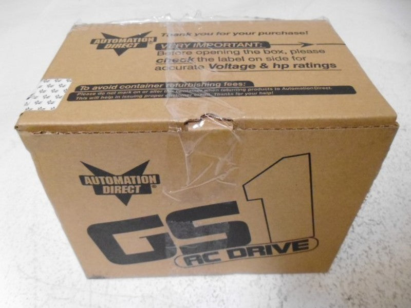 AUTOMATION DIRECT GS1-20P2 AC MICRO DRIVE 0.25 HP 230V * FACTORY SEALED *