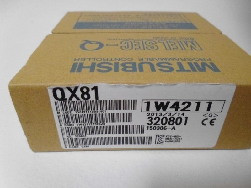 MITSUBISHI MELSEC-Q QX81 INPUT UNIT DATE: 3/14/2013 * FACTORY SEALED *