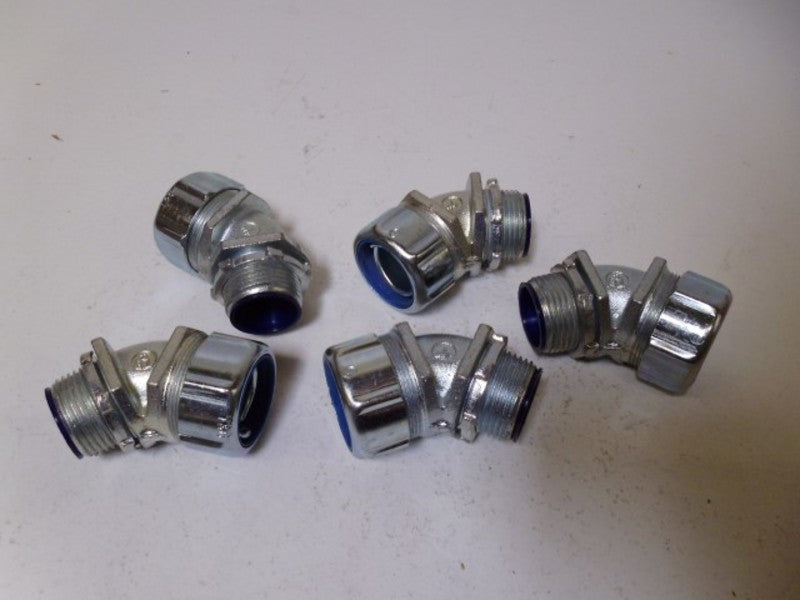 LOT OF 5 THOMAS & BETTS 5344 1" LIQUIDTIGHT FLEXIBLE CONNECTOR *NEW IN BOX*