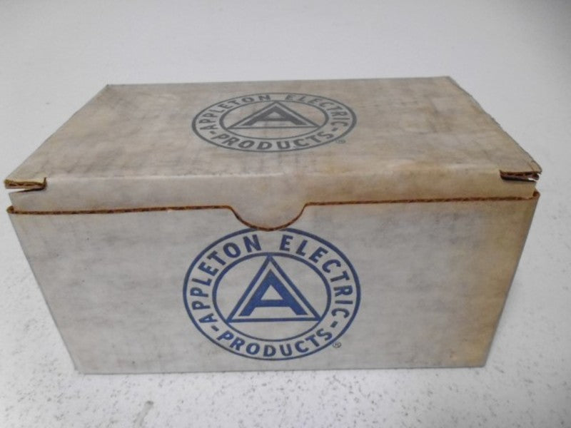 LOT OF 5 APPLETON LB75-A ALUMINUM UNILET CONDUIT BODY *NEW IN BOX*