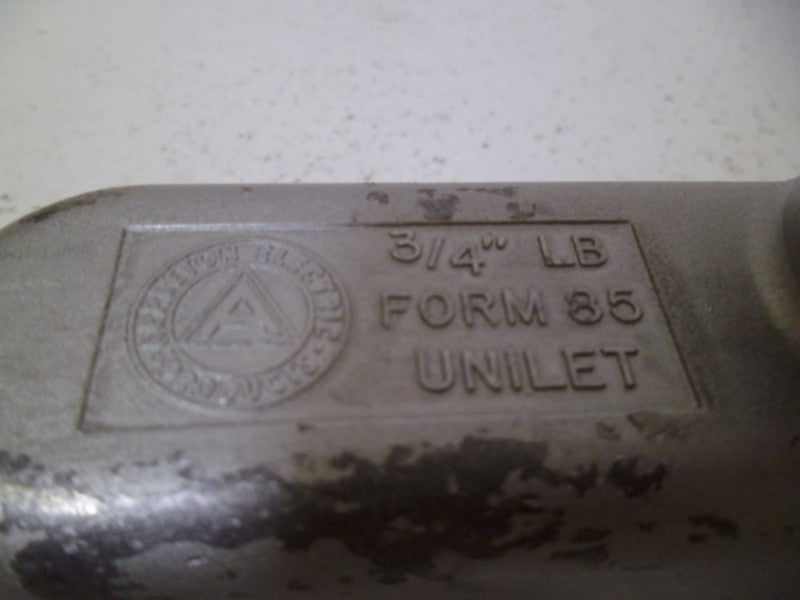 LOT OF 5 APPLETON LB75-A ALUMINUM UNILET CONDUIT BODY *NEW IN BOX*