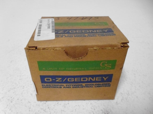 LOT OF 10 O-Z/GEDNEY 4Q-450T 1/2" LIQUIDTIGHT CONNECTOR *NEW IN BOX*