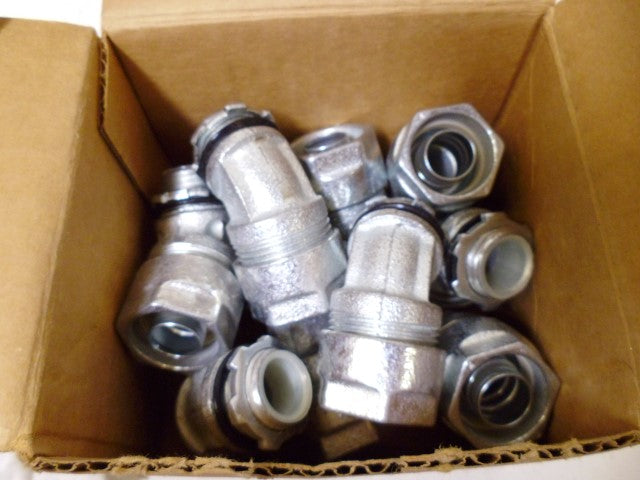 LOT OF 10 O-Z/GEDNEY 4Q-450T 1/2" LIQUIDTIGHT CONNECTOR *NEW IN BOX*