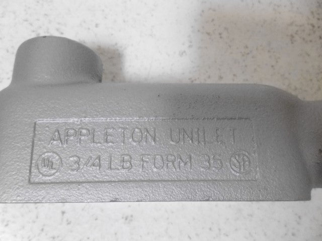 LOT OF 5 APPLETON LB75-M 3/4" MALL IRON *NEW IN BOX*