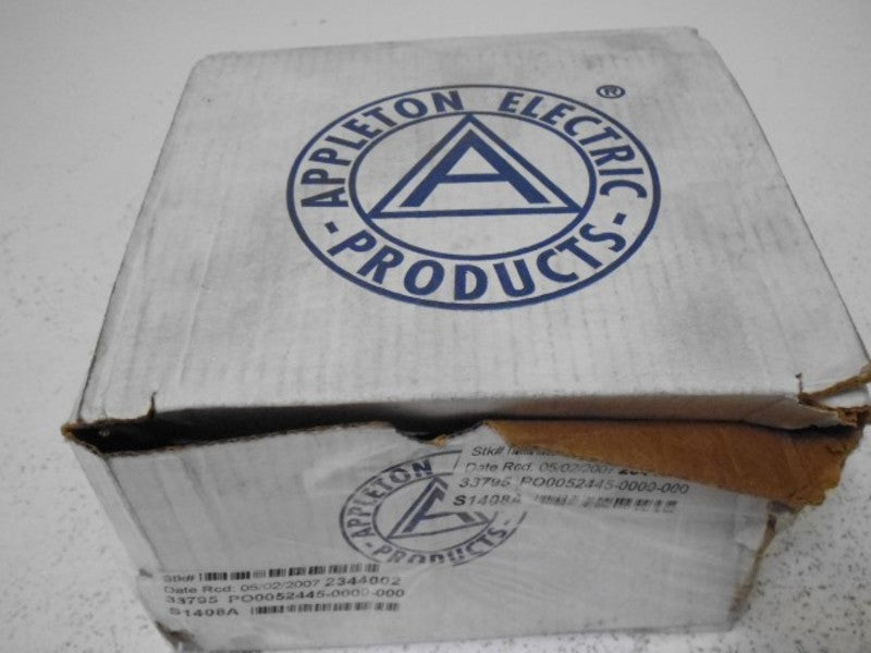 LOT OF 4 APPLETON LB100-M 1" MALL IRON CONDUIT OUTLET *NEW IN BOX*