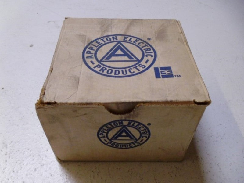 LOT OF 5 APPLETON LL75-A 3/4" ALUMINUM CONDUIT OUTLET BODY *NEW IN BOX*
