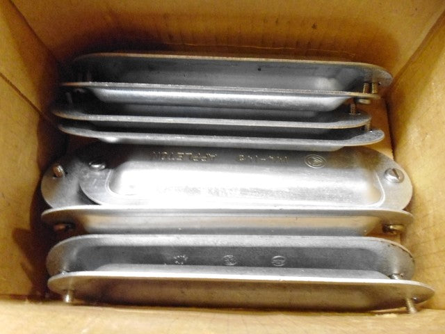 LOT OF 10 APPLETON K125 & 150 STEEL COVER *NEW IN BOX*