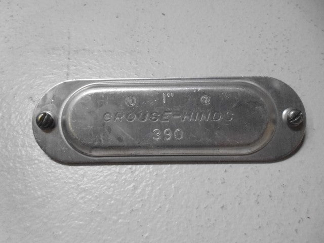 LOT OF 25 CROUSE-HINDS 390 SHEET ALUMINUM COVER *NEW IN BOX*