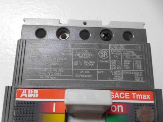 ABB SACE TMAX T2 H 100 CIRCUIT BREAKER 100A 1SDA053954R1 * NEW IN BOX *