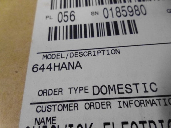 ROSEMOUNT 644HANA TEMPERATURE TRANSMITTER 00644-6402-2005 * NEW IN BOX *
