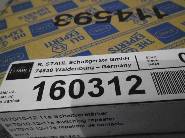 STAHL 9170/10/12/11s SWITCHING REPEATER 160312 * FACTORY SEALED *