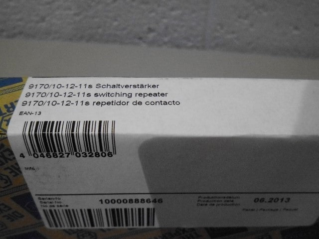 STAHL 9170/10/12/11s SWITCHING REPEATER 160312 * FACTORY SEALED *