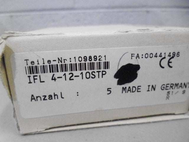 LOT OF 5 SCHMERSAL IFL 4-12-10STP PROXIMITY SWITCH *NEW IN BOX*