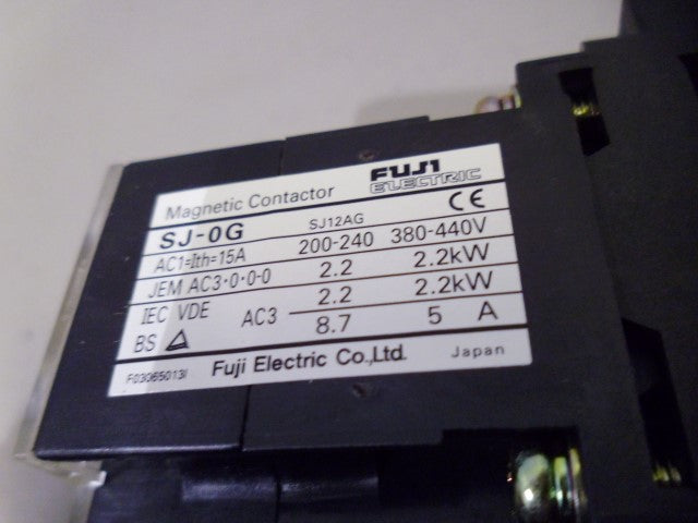 LOT OF 9 FUJI ELECTRIC SJ12AGC-E1024 MAGNETIC SWITCH MOTOR STARTER *NEW IN BOX*
