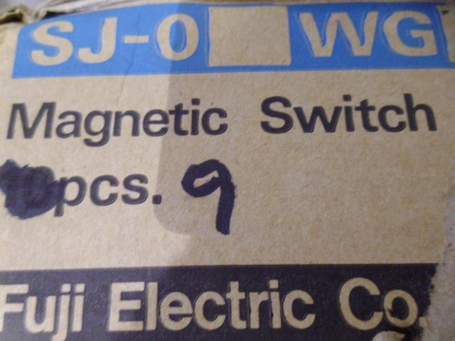 LOT OF 9 FUJI ELECTRIC SJ12AGC-E1024 MAGNETIC SWITCH MOTOR STARTER *NEW IN BOX*