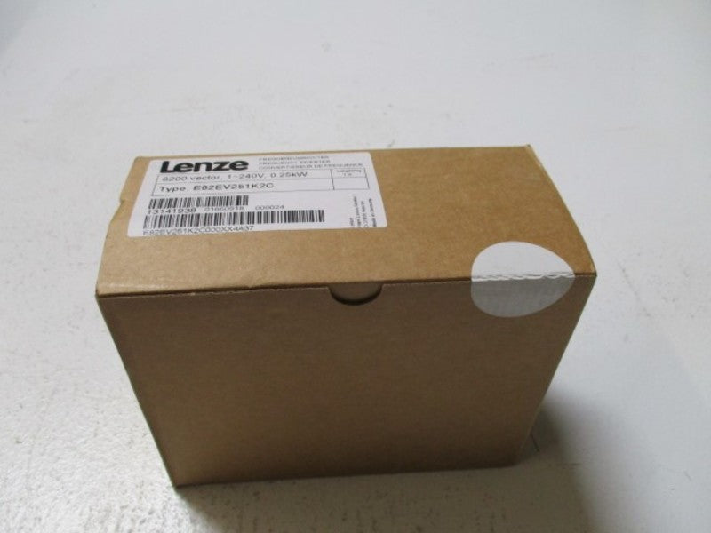 LENZE 8200 VECTOR E82EV251K2C FREQUENCY INVERTER * FACTORY SEALED *