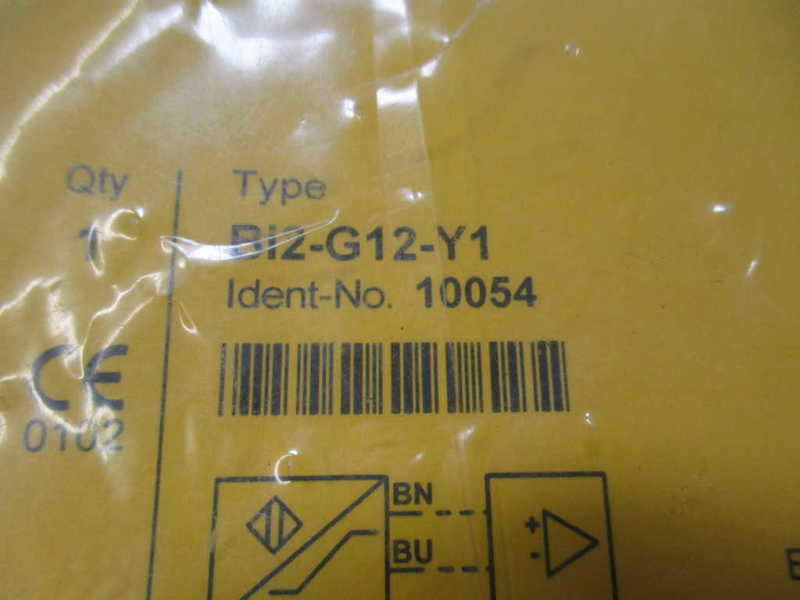 TURCK Bi2-G12-Y1 PROXIMITY SWITCH 10054 * NEW IN FACTORY BAG *