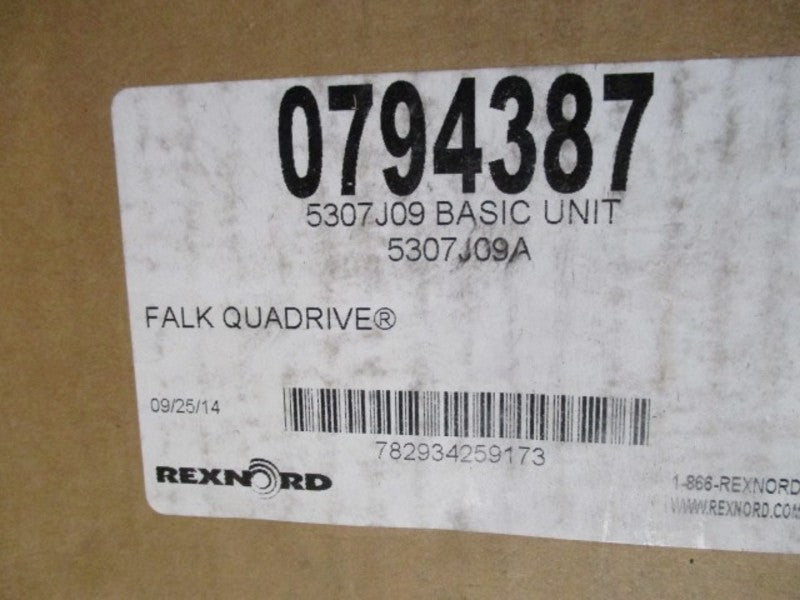 FALK REXNORD 5307J09A  0794387 * FACTORY SEALED *