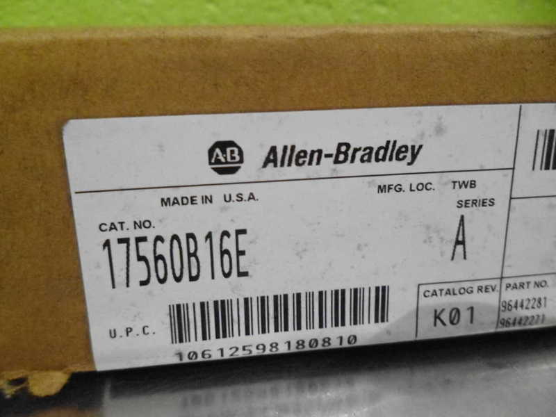 ALLEN BRADLEY 1756-OB16E SER. A F/W 2.4 DATE: 2005 * FACTORY SEALED *
