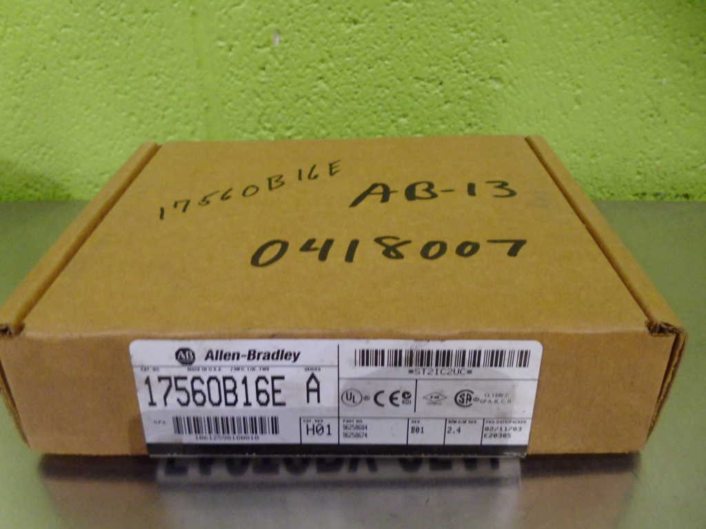 ALLEN BRADLEY 1756-OB16E SER. A F/W 2.4 DATE: 2003 * FACTORY SEALED *