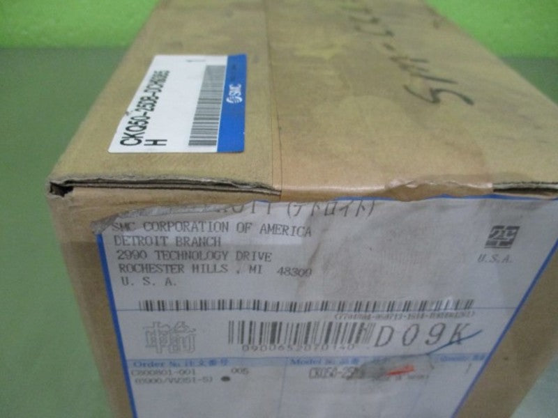 SMC CKQ50-25DB-DCH9385 PNEUMATIC PIN CLAMP CYLINDER * FACTORY SEALED *