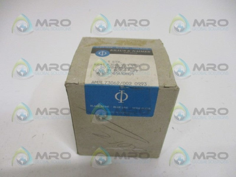 KRAUS & NAIMER KG41K300-921VE2 DISCONNECT SWITCH * FACTORY SEALED *