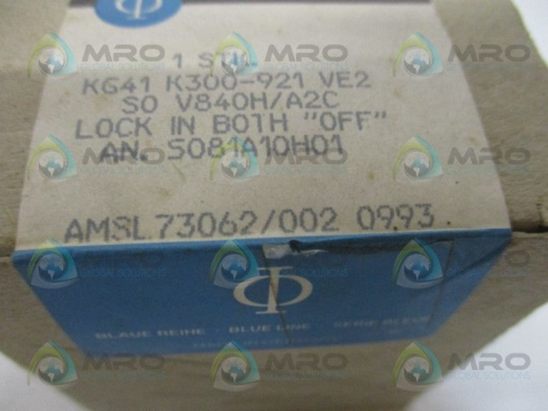 KRAUS & NAIMER KG41K300-921VE2 DISCONNECT SWITCH * FACTORY SEALED *