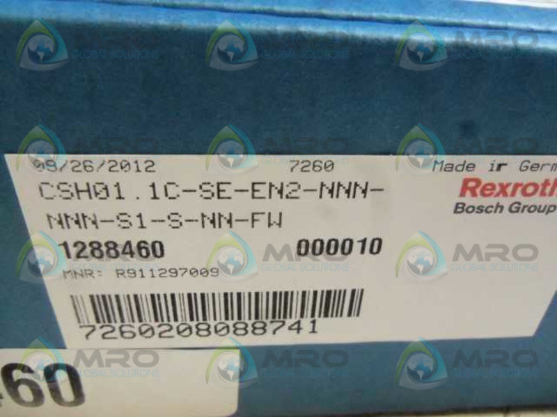 REXROTH CSH01.1C-SE-EN2-NNN-NNN-S1-S-NN-FW CONTROL UNIT * FACTORY SEALED *