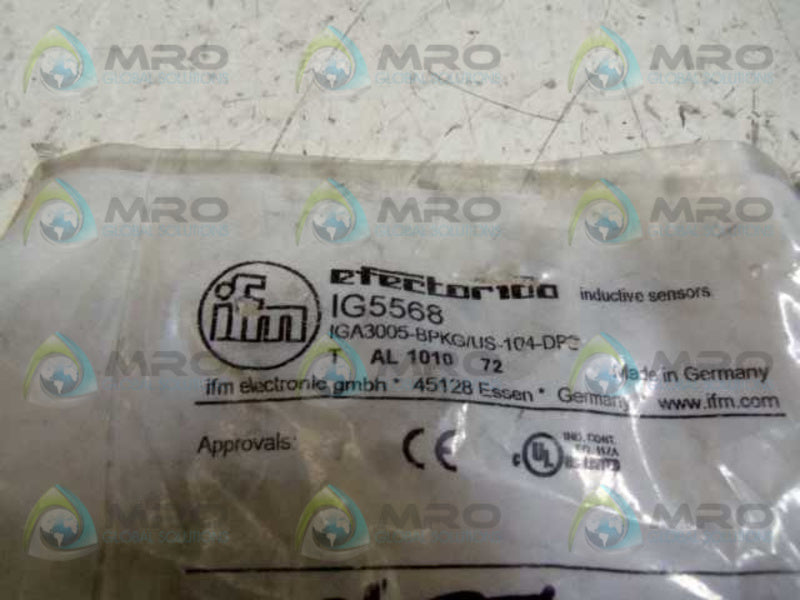 IFM EFECTOR IG5568 INDUCTIVE PROXIMITY SENSOR * NEW IN FACTORY BAG *