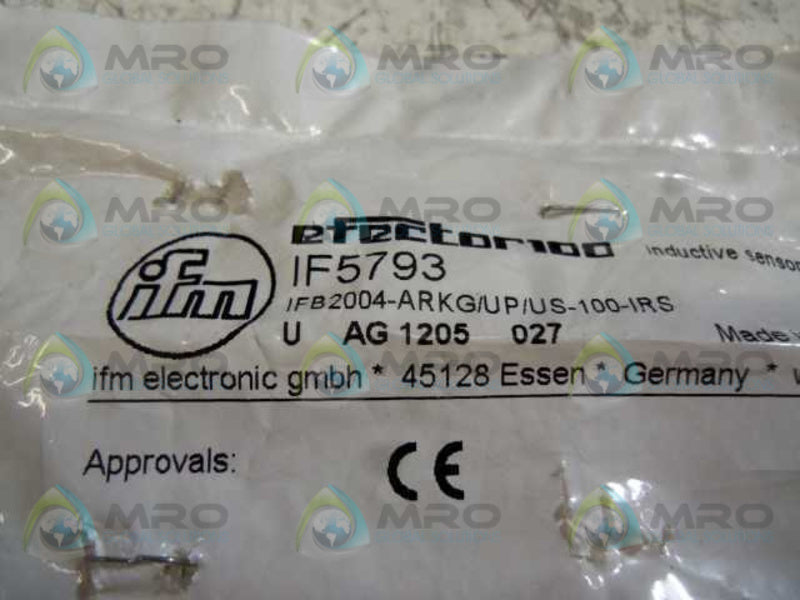 IFM EFECTOR IF5793 IFB2004-ARKG/UP/US-100-IRS SENSOR * NEW IN FACTORY BAG *