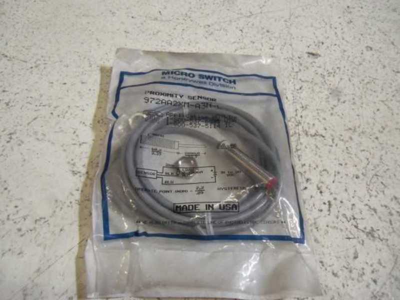 MICROSWITCH 972AA2XM-A3N-L PROXIMITY SENSOR * NEW IN FACTORY BAG *