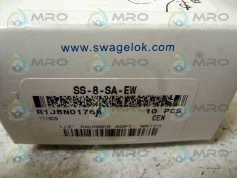 LOT OF 5 SWAGELOK SS-8-SA-EW SNUBBER ADAPTER *NEW NO BOX*
