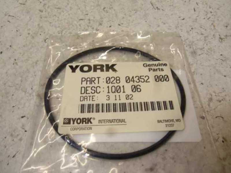 YORK 028 04352 000 O-RING * NEW IN FACTORY BAG *