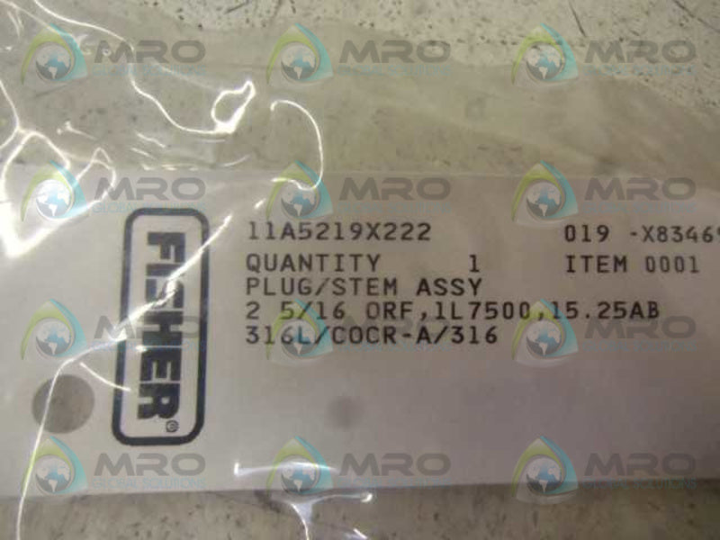FISHER 11A5219X222 * NEW IN FACTORY BAG *