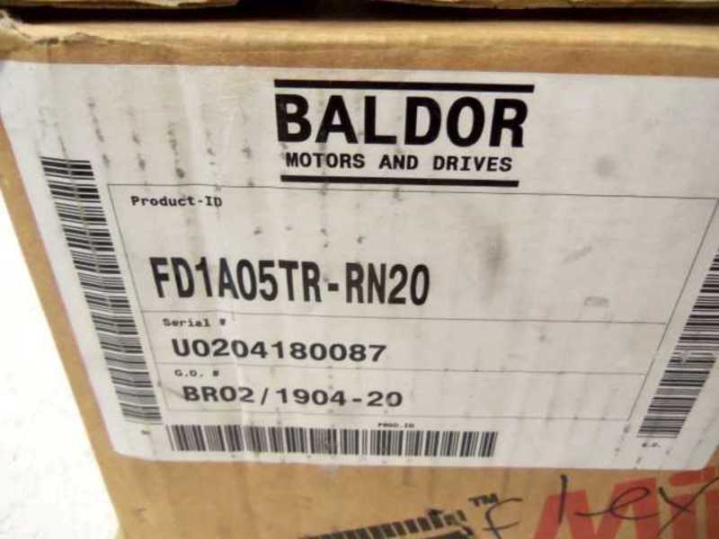 BALDOR FD1A05TR-RN20 SERVO FLEX DRIVE NSNP