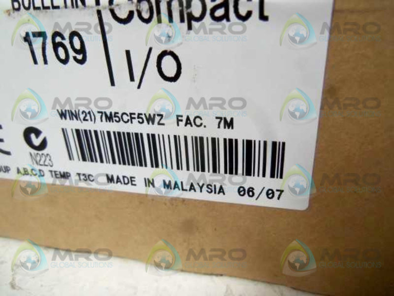 ALLEN BRADLEY 1769-CRL1 SER. A DATE: 2007 * FACTORY SEALED *