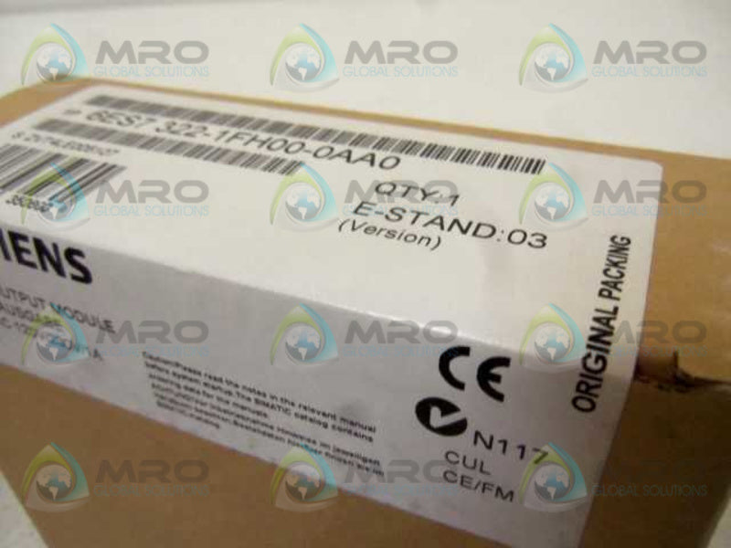 SIEMENS 6ES7 322-1FH00-0AA0 DIGITAL OUTPUT MODULE * FACTORY SEALED *