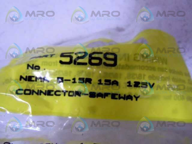 DANIEL WOODHEAD 5269 PLUG * NEW IN FACTORY BAG *
