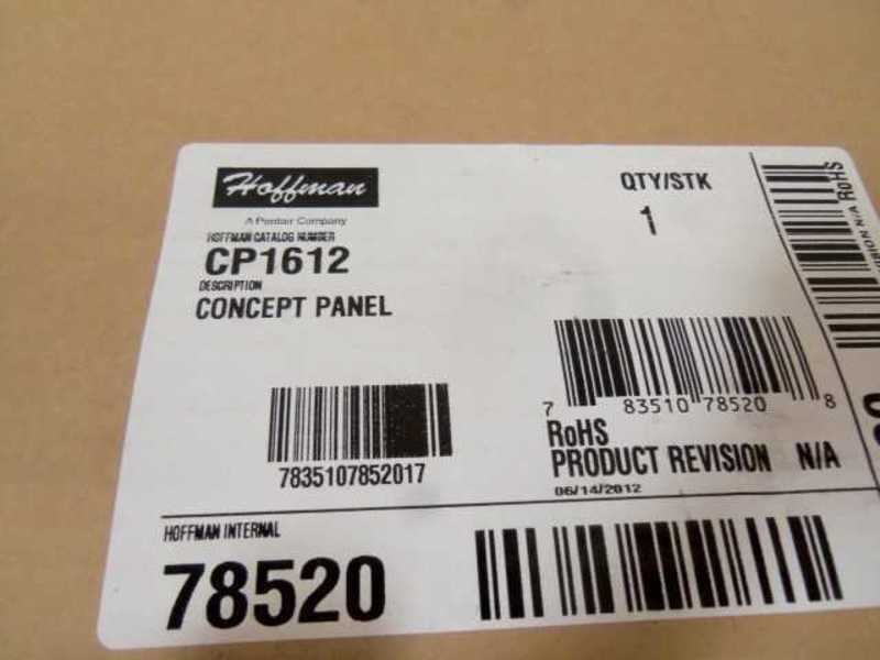 HOFFMAN CP1612 CONCEPT PANEL * NEW IN FACTORY BAG *