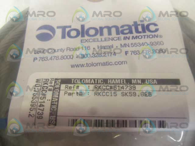 TOLOMATIC RKCC15 SK59.625 PNEUMATIC CABLE * NEW IN FACTORY BAG *