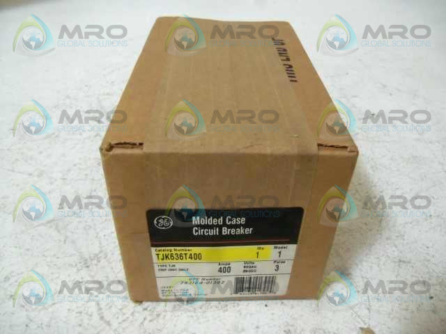 GENERAL ELECTRIC TJK636T400 CIRCUIT BREAKER 400A * FACTORY SEALED *