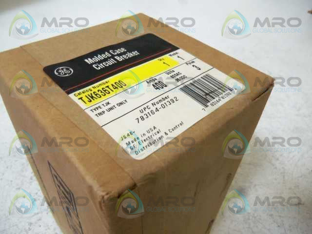 GENERAL ELECTRIC TJK636T400 CIRCUIT BREAKER 400A * FACTORY SEALED *