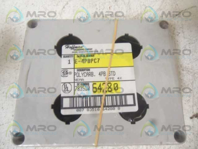 HOFFMAN E-4PBPC7 ENCLOSURE * NEW IN ORIGINAL PACKAGE *