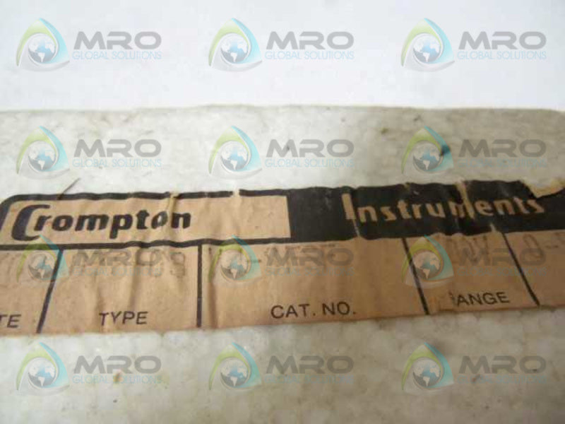 CROMPTON D78-08-YJ-SFSF PANEL METER 0-500 VOLTS  NSMP