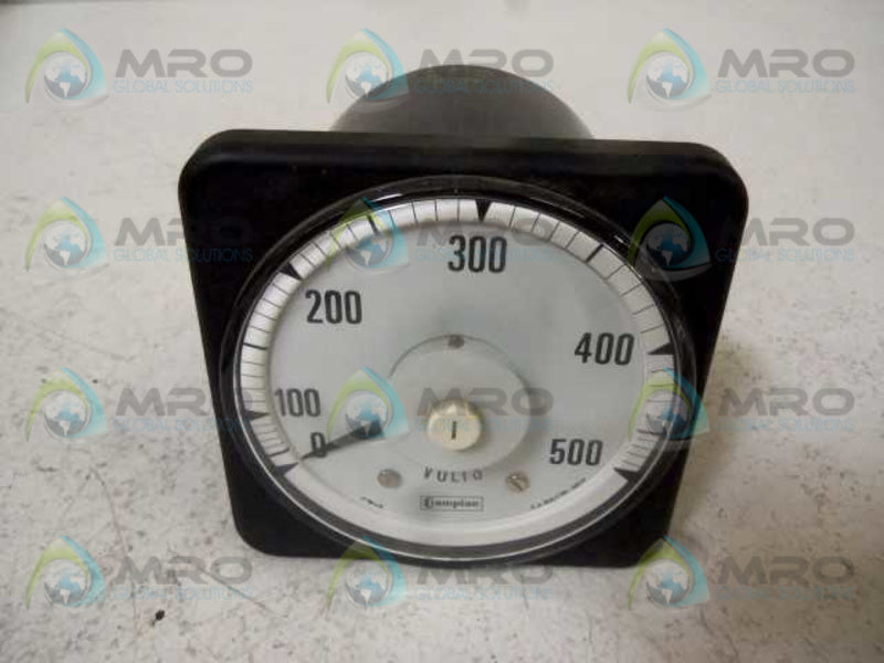 CROMPTON D78-08-YJ-SFSF PANEL METER 0-500 VOLTS  NSMP