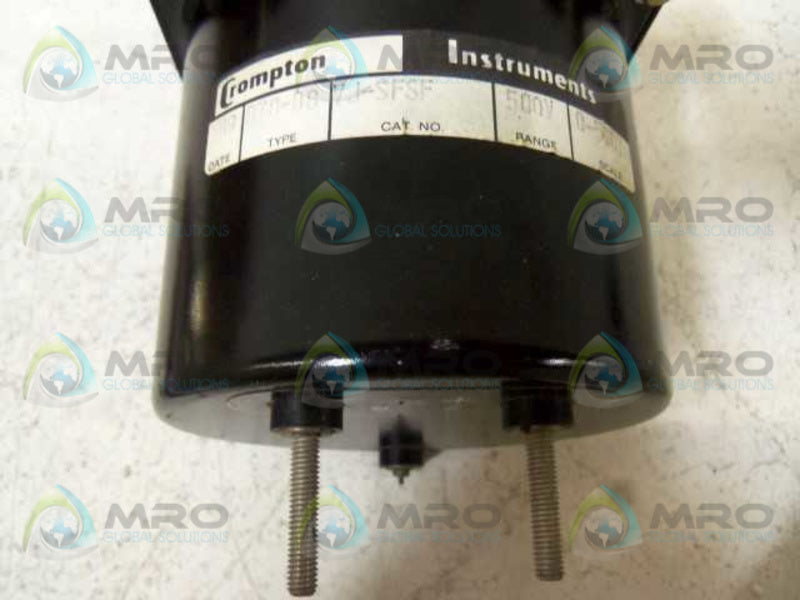 CROMPTON D78-08-YJ-SFSF PANEL METER 0-500 VOLTS  NSMP