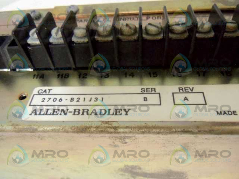 INDUSTRIAL SPARE PART 2706-B21J31 SER. B MESSAGE DISPLAY PANEL  UNMP