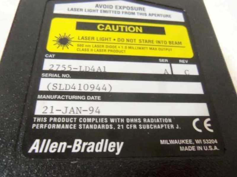 INDUSTRIAL SPARE PART 2755-LD4A1 SER. A LASER SCANNER ASSEMBLY   NSMP