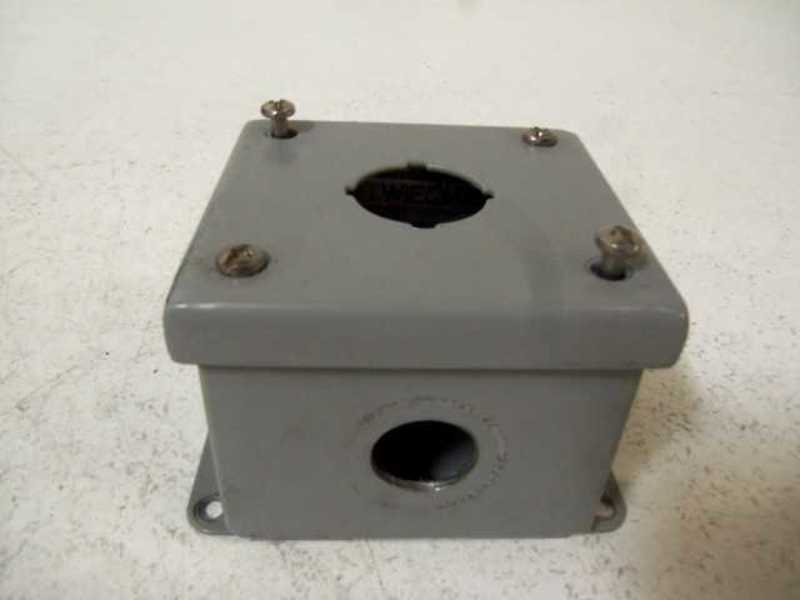 WIEGMANN PB1 PUSHBUTTON ENCLOSURE  UNMP
